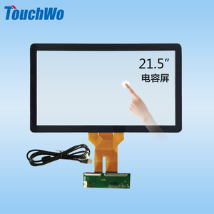 21.5寸点控电容屏 多点电容触摸屏  投射式电容屏 纯平面触摸屏
