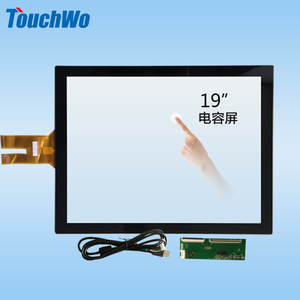 19寸点控电容屏 电容触摸屏 平面触摸屏  投射式电容屏 10点触摸